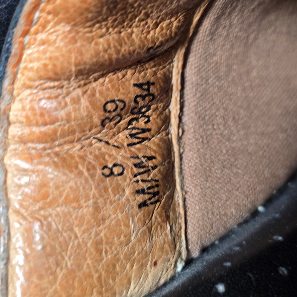 Born Black Leather Mules Women's Size 8 Great Condition Leather insoles - Picture 6 of 7
